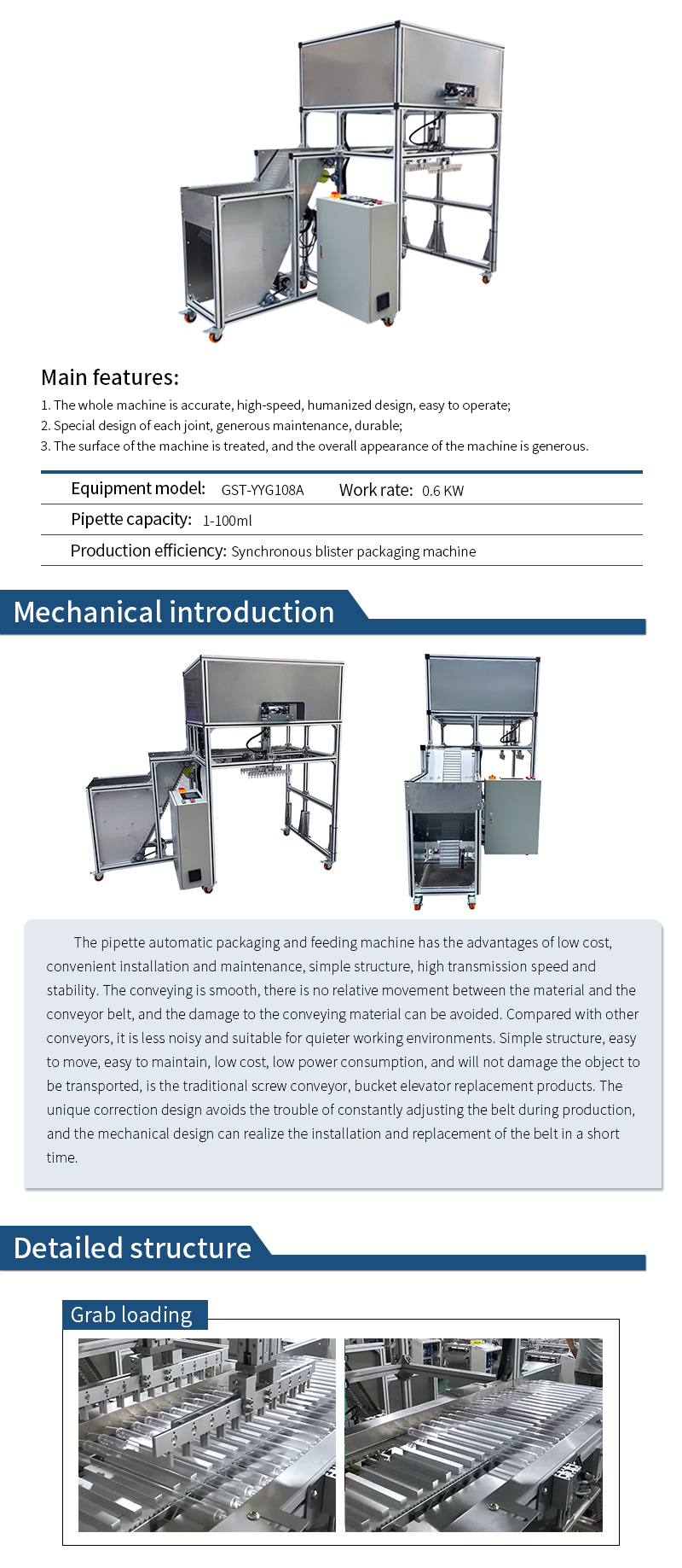 Automatic loading machine - pipette automatic loading machine