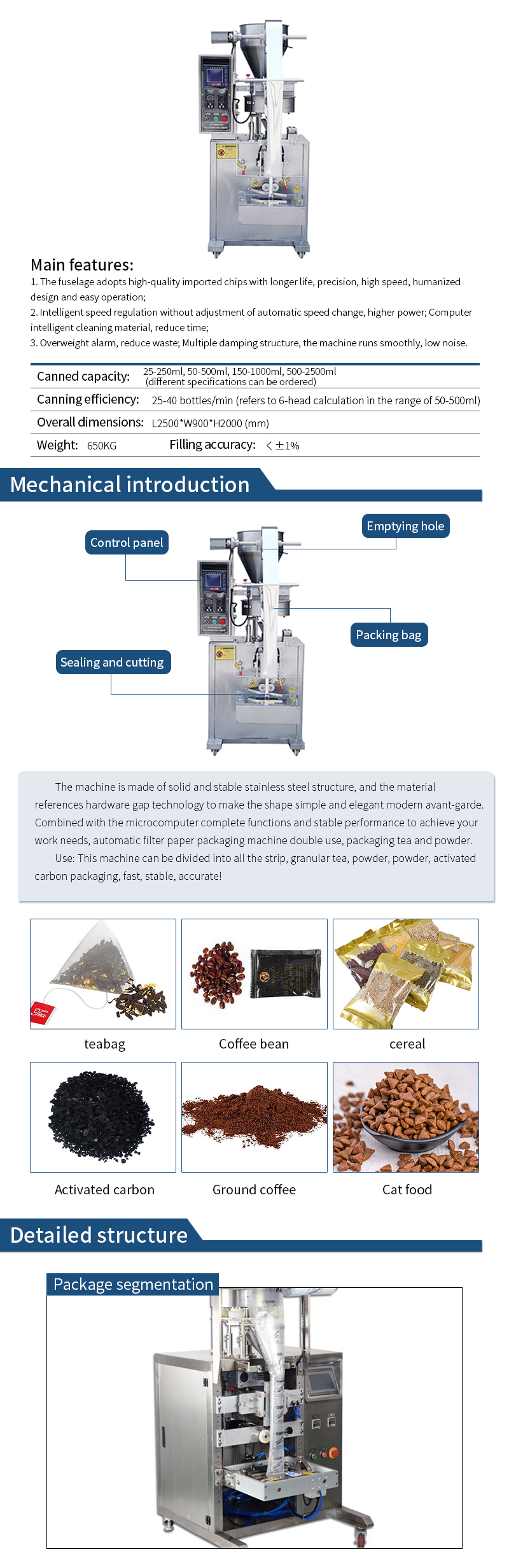 Automatic Packaging Machine-Pellet Canister Packaging Machine