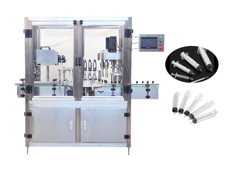 Máquina llenadora automática de jeringas