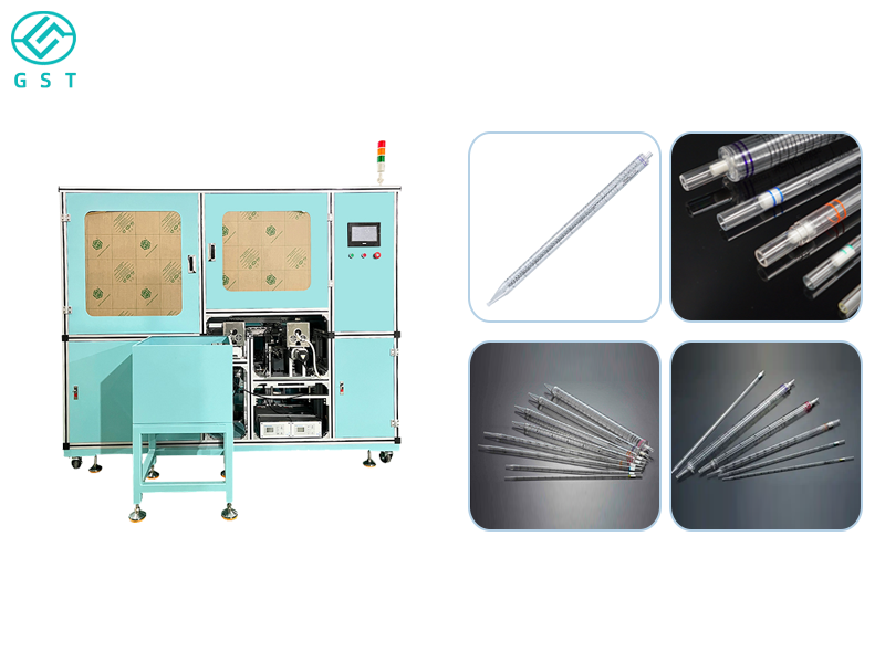 Automatic ultrasonic welding machine for pipettes | High-precision automated welding equipment for laboratory consumables