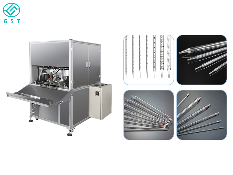 Automatic pipette stretching machine | Automated molding equipment for laboratory consumables | Plastic tube heating stretching machine