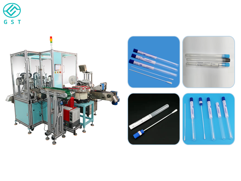 Disposable sterile sampling swab automatic assembly machine | Intelligent and efficient medical sampling swab automatic assembly production line