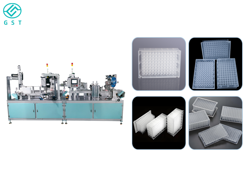 96 Deep Well Plate Automatic Filling, Sealing and Labeling Machine | Intelligent Laboratory Consumables Automatic Filling and Labeling Production Line Solution