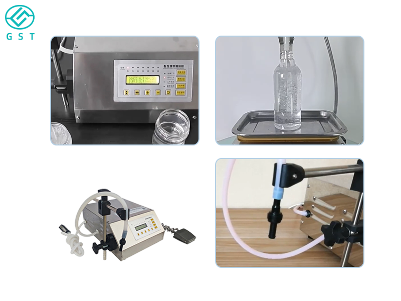 Semi-automatic liquid filling machine | Supports quantitative filling equipment for multiple specifications of bottled liquids | Intelligent fluid filling solution