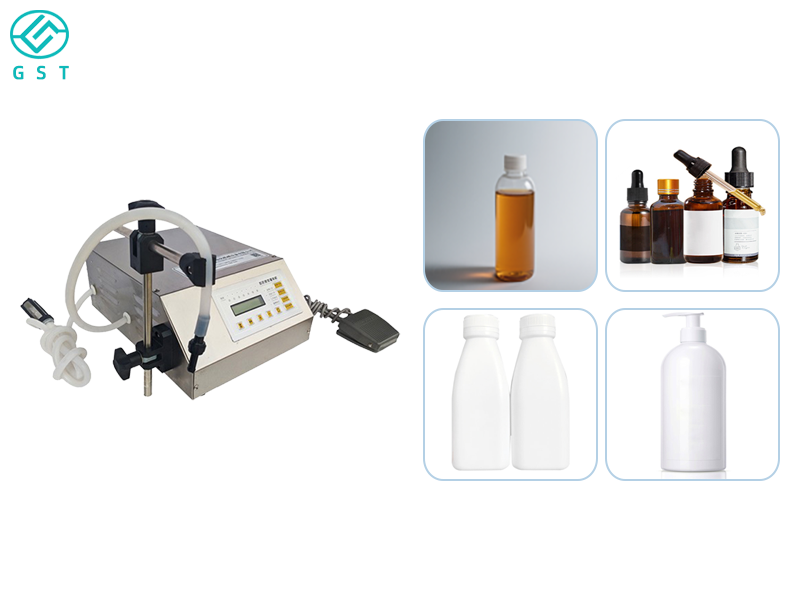 Semi-automatic liquid filling machine | Supports quantitative filling equipment for multiple specifications of bottled liquids | Intelligent fluid filling solut