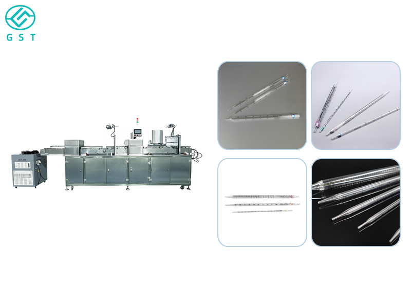 Pipette automatic two-color screen printing machine producti