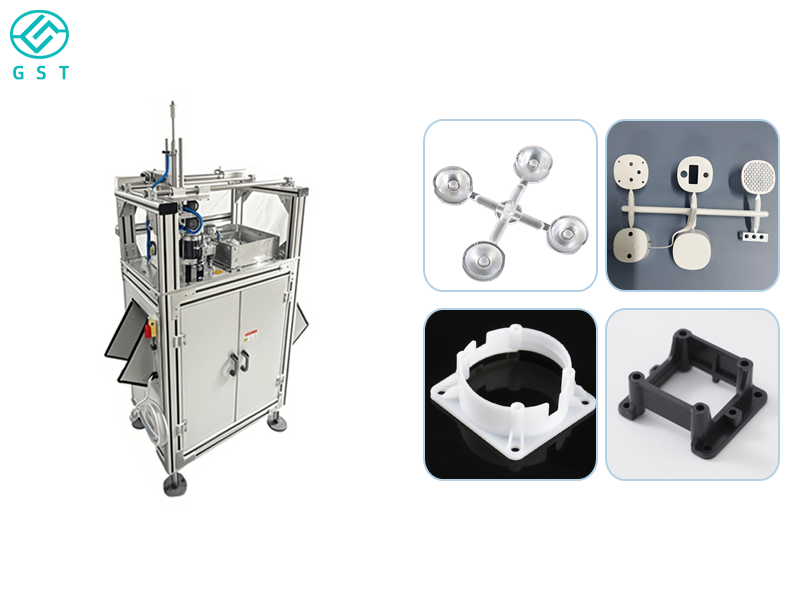Automatic water notch cutting machine for injection molded parts | Automatic water notch removal solution for plastic products