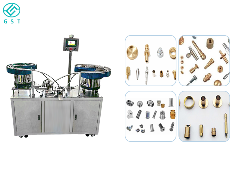 Hardware accessories automatic assembly machine | Screw and nut automatic feeding and tightening detection production line