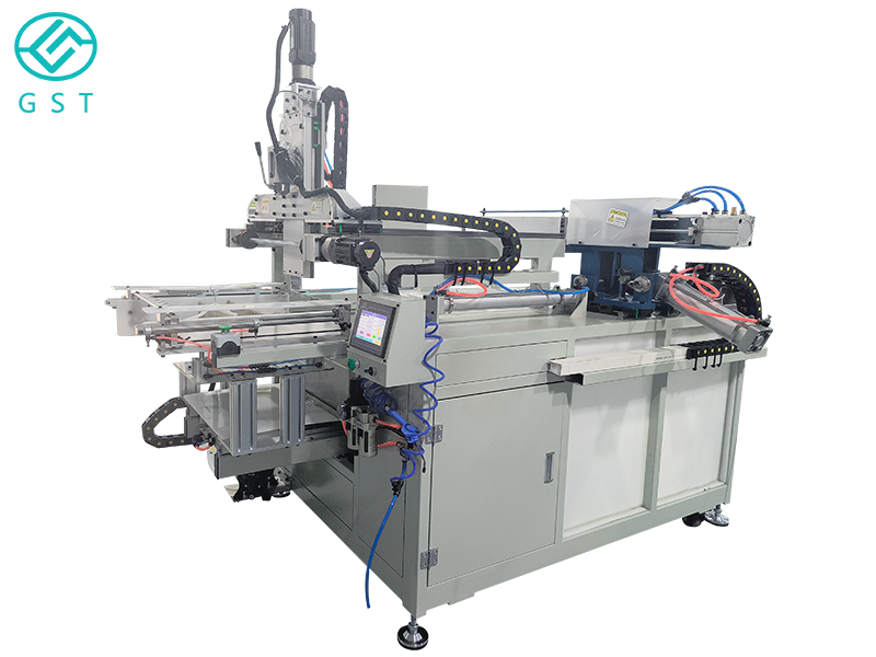 Automatic glue-spinning machine for flocked hangers | Intelligent glue-spinning system | Automated flocking production line for hangers