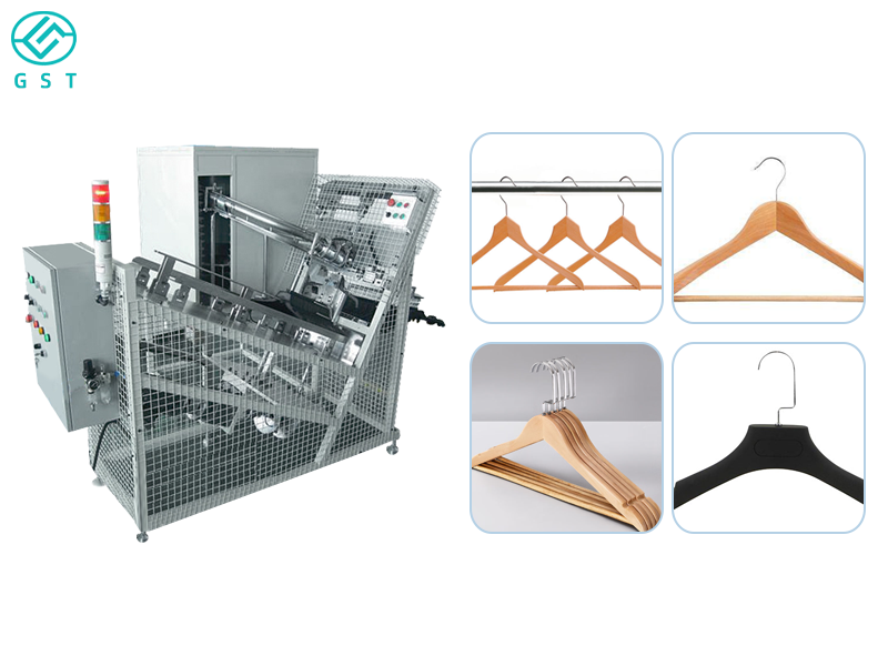 Automatic hanger hook insertion machine | Fully automatic hanger hook assembly equipment | Plastic hanger metal hook automatic assembly line
