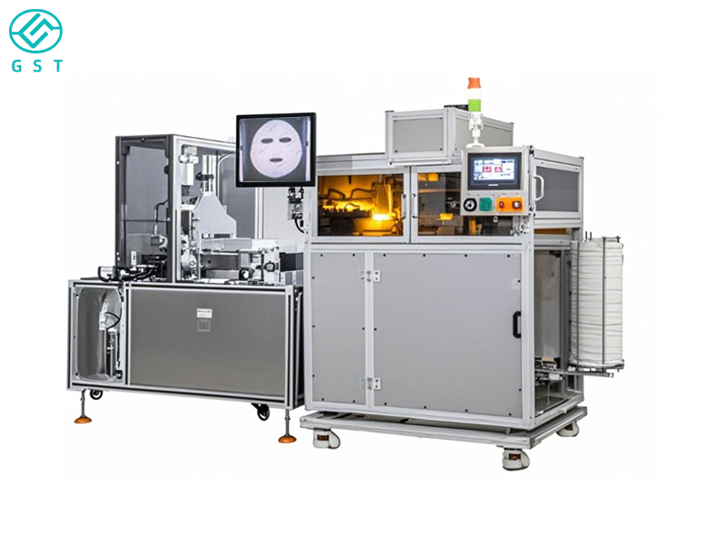 Automatic Facial Mask Folding Machine | Fully Automated Facial Mask Folding Equipment | Intelligent Skincare Product Packaging Production Line Equipment