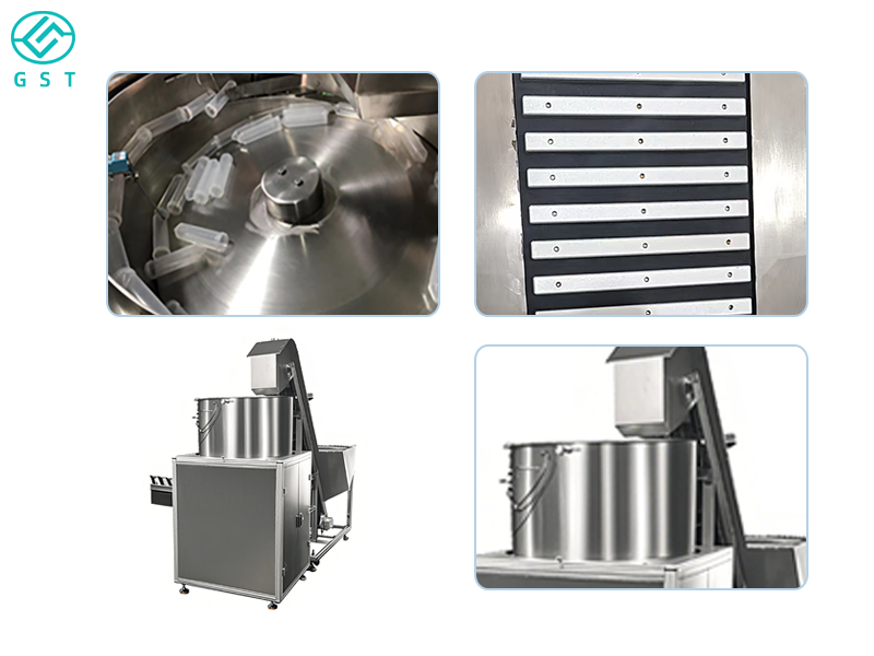 Carregador automático de tubos de centrífuga | Sistema inteligente de alimentação e organização por placa vibratória | Carregador automático de consumíveis de laboratório