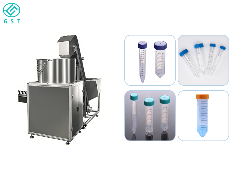 Carregador automático de tubos de centrífuga | Sistema inteligente de alimentação e organização por placa vibratória | Carregador automático de consumíveis de l