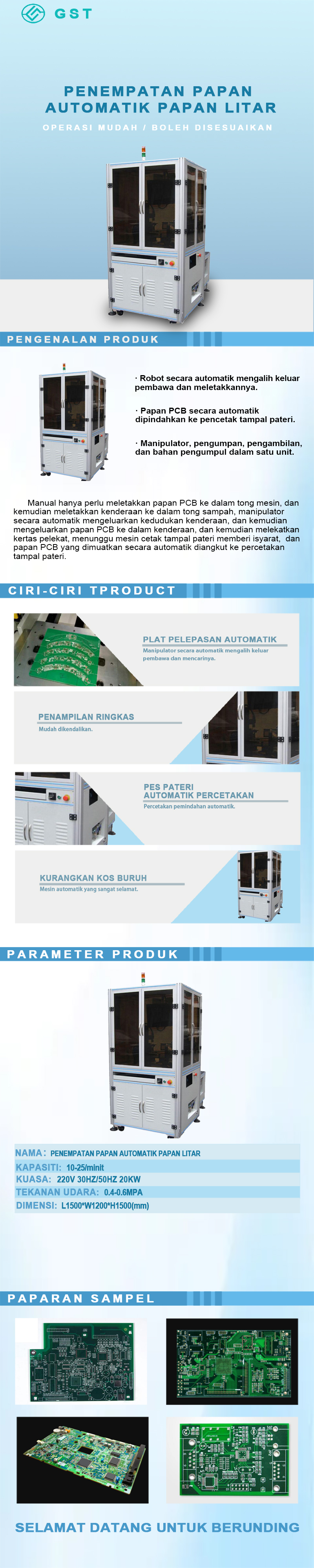 Mesin penempatan papan litar automatik | Mesin penyuapan dan pemuatan automatik pintar PCB ketepatan tinggi talian tampalan SMT
