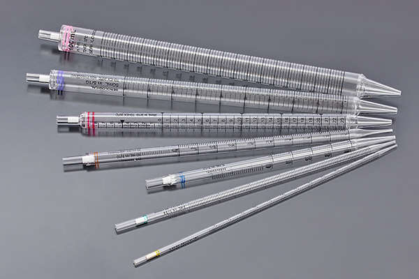 Automatic pipette production line - pipette stretching, weld