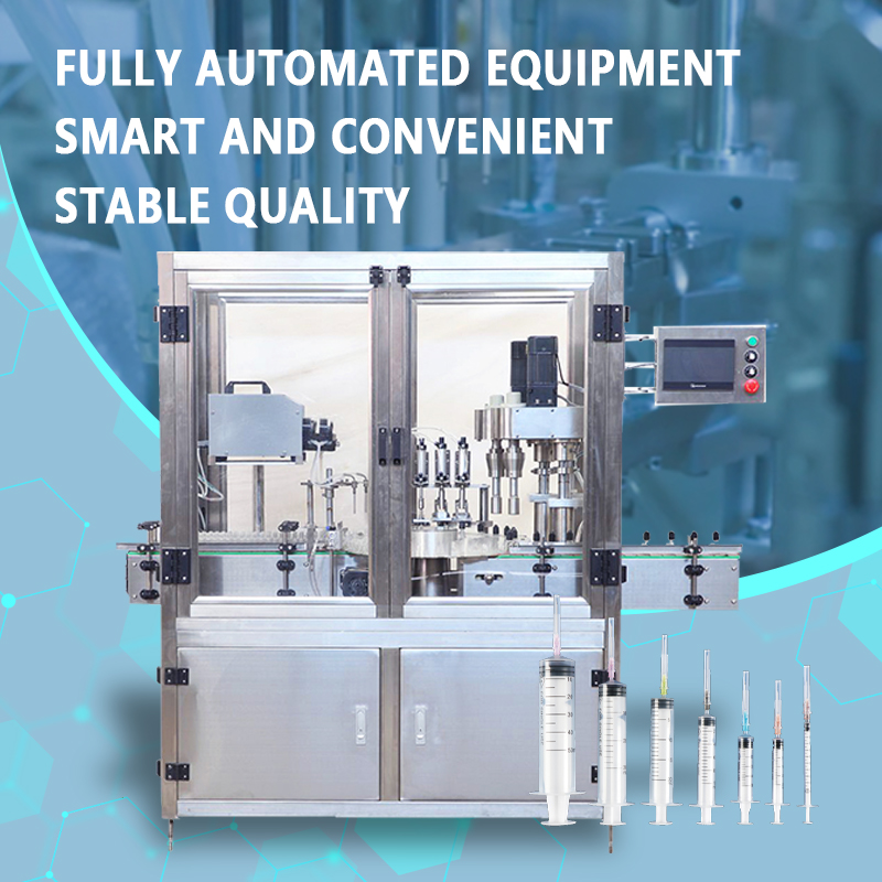 Automatic Syringe Filling Machine | Fully Automatic Liquid Filling Equipment for Pre-filled Syringes | Customization Available