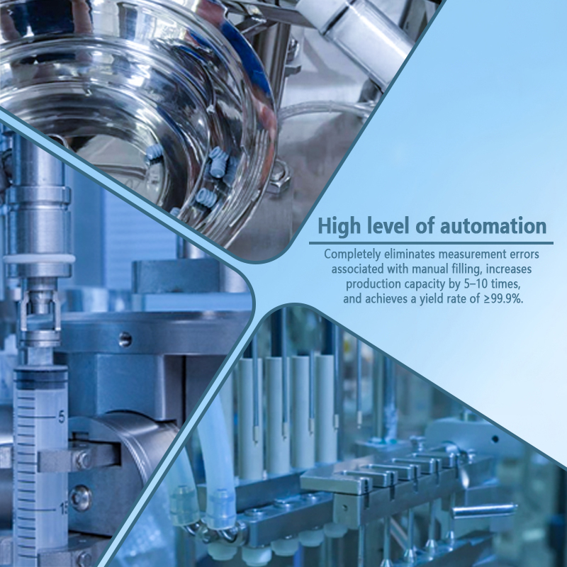 Automatic Syringe Filling Machine | Fully Automatic Liquid Filling Equipment for Pre-filled Syringes | Customization Available
