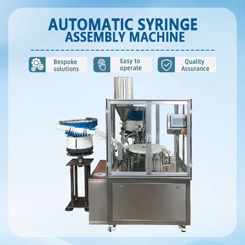 Automatic Syringe Assembly Machine | Fully Automatic Disposable Syringe Assembly Equipment | Customization Available