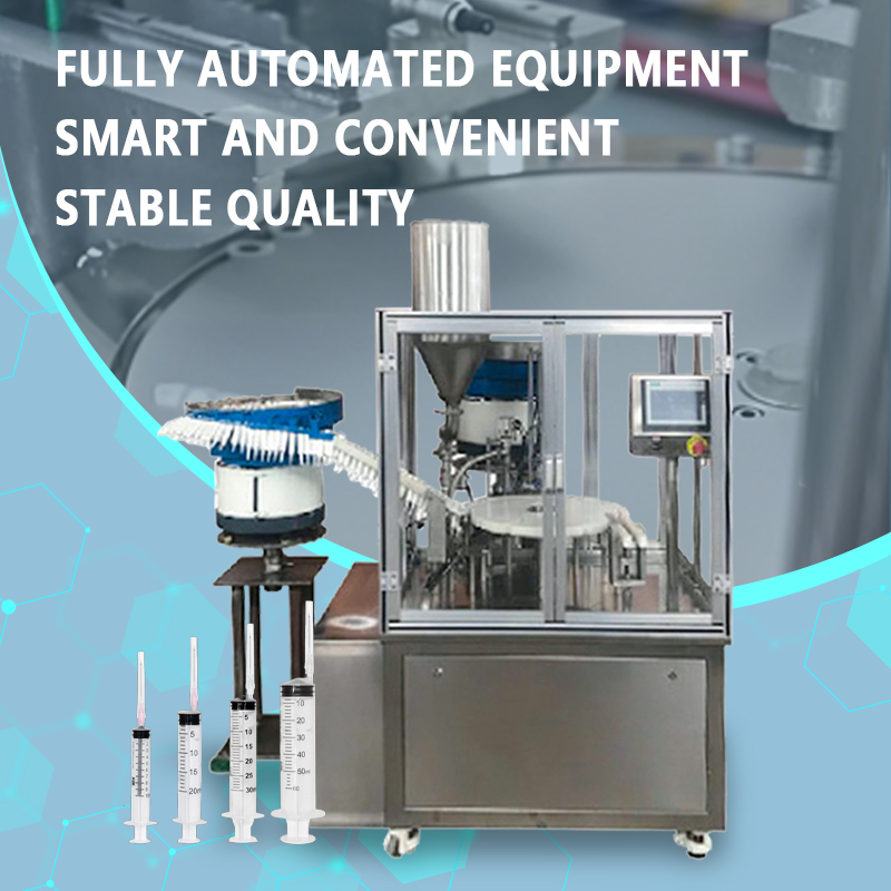 Automatic Syringe Assembly Machine | Fully Automatic Disposable Syringe Assembly Equipment | Customization Available