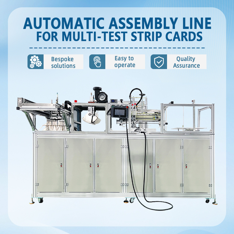 Automated Assembly Line for Multi-Strip Test Cards | Fully Automated I