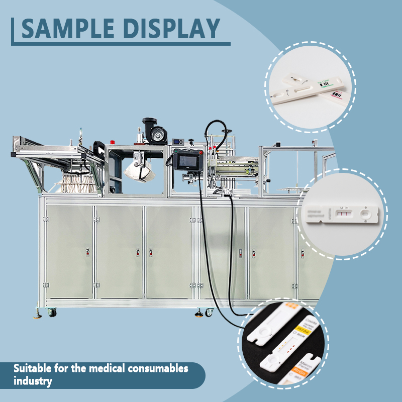 Automated Assembly Line for Multi-Strip Test Cards | Fully Automated IVD Test Card Assembly Equipment | Customization Available