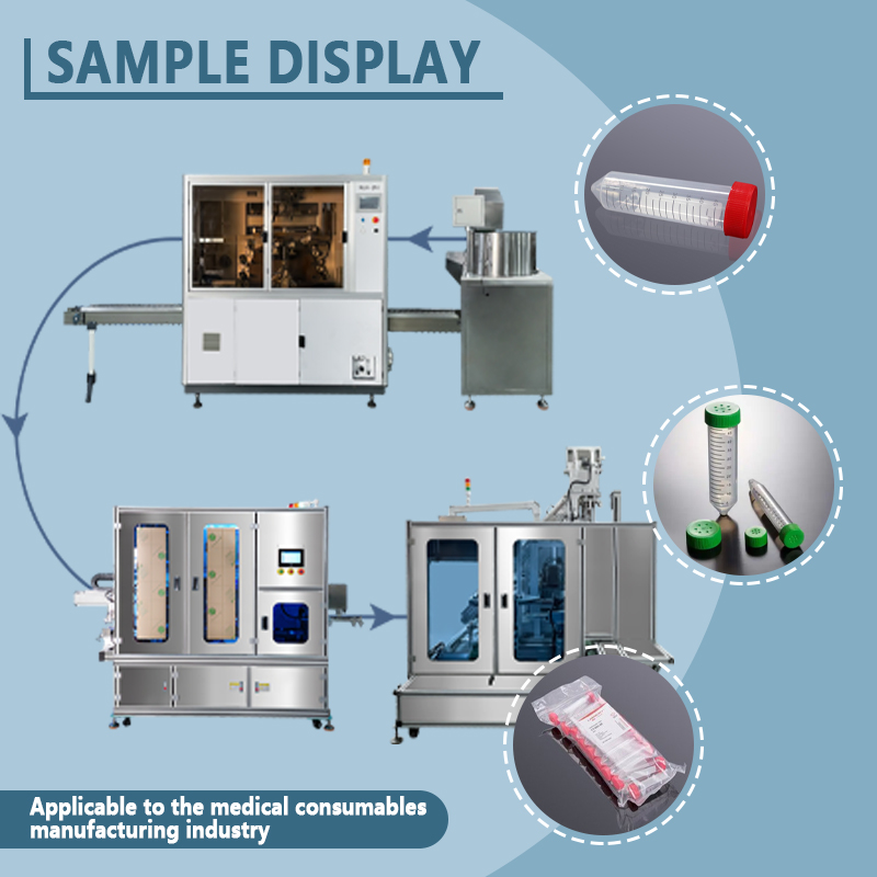 Automatic Centrifuge Tube Production Line | Fully Automated Assembly, Screen Printing, and Packaging Line for Centrifuge Tubes | Customization Available