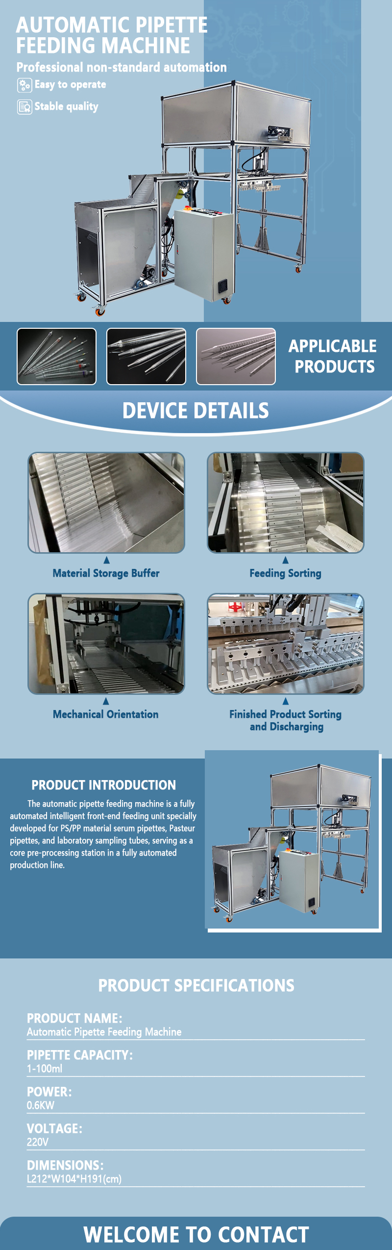 Automatic Pipette Loading Machine | Fully Automatic Pipette Feeding Equipment | Supports Non-Standard Customization Automatic Pipette Loading Machine | Fully Automatic Pipette Feeding Equipment | Supports Non-Standard Customization