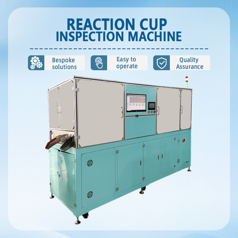 Automatic Visual Inspection Machine for Reaction Cups | Fully Automatic Inspection Machine for Reaction Cup Appearance, Dimensions, and Defects | Supports Non-S