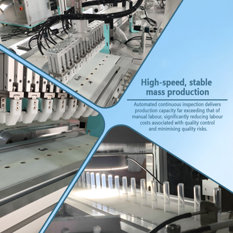 Automatic Visual Inspection Machine for Reaction Cups | Fully Automatic Inspection Machine for Reaction Cup Appearance, Dimensions, and Defects | Supports Non-Standard Customization