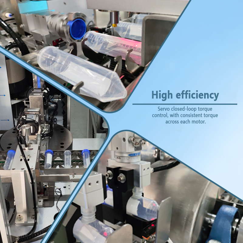 Automatic Centrifuge Tube Capping Machine | Fully Automatic High-Speed ​​Centrifuge Tube Feeding, Positioning, and Capping Machine | Supports Non-Standard Customization