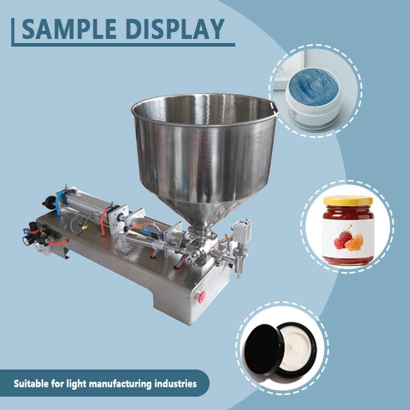 Semi-automatic paste filling machine | High-precision quantitative filling equipment for creams and sauces | Supports non-standard customization