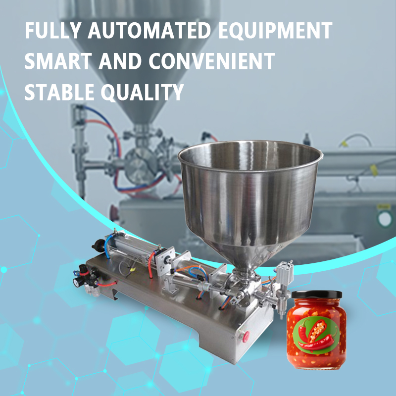 Semi-automatic paste filling machine | High-precision quantitative filling equipment for creams and sauces | Supports non-standard customization