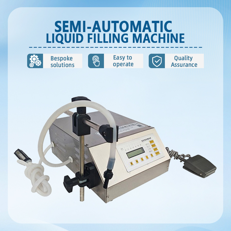 Semi-automatic liquid filling machine | High-precision quantitative liquid filling equipment | Supports non-standard customization