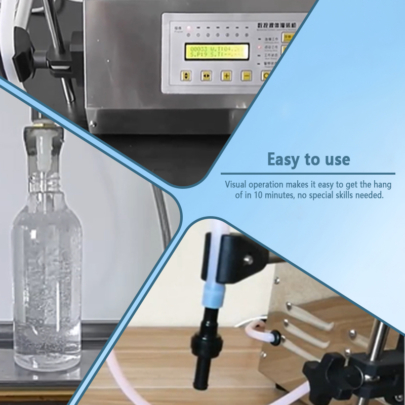Semi-automatic liquid filling machine | High-precision quantitative liquid filling equipment | Supports non-standard customization