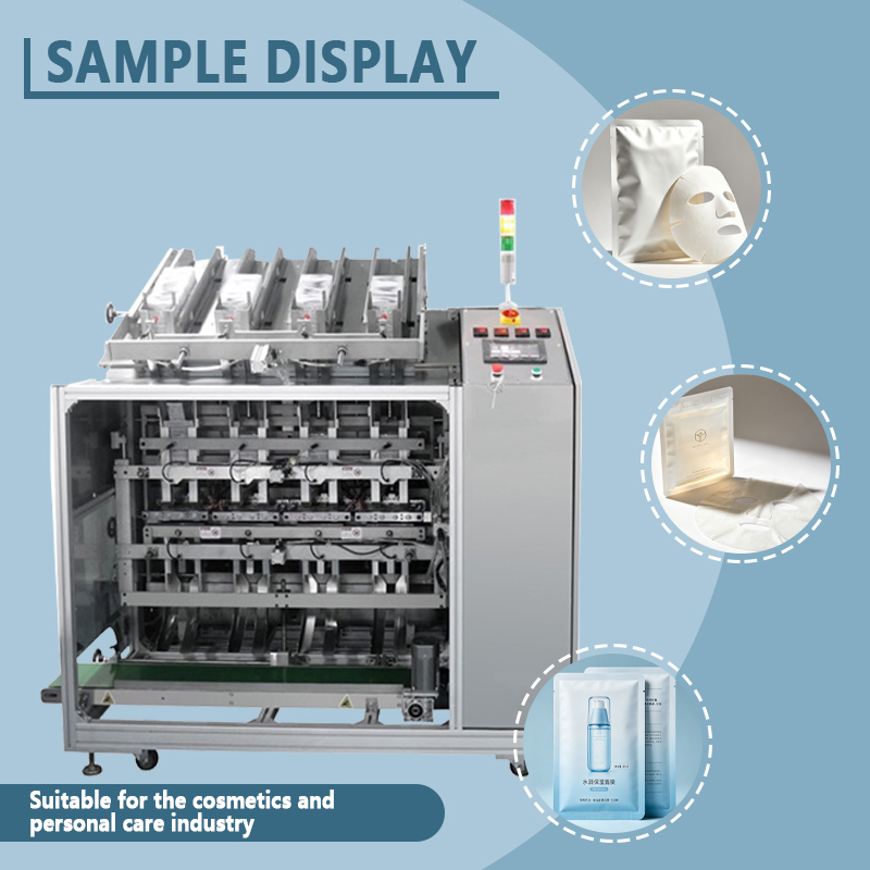 Automatic Facial Mask Filling Machine | Fully Automatic Facial Mask Pouch Filling and Sealing Equipment | Customization Available
