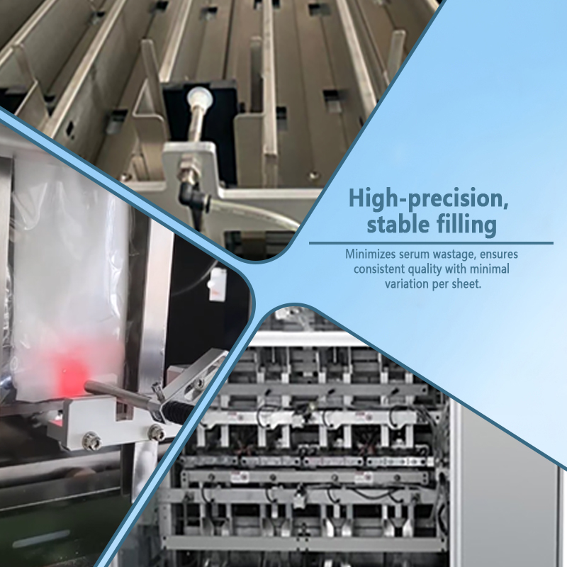 Automatic Facial Mask Filling Machine | Fully Automatic Facial Mask Pouch Filling and Sealing Equipment | Customization Available