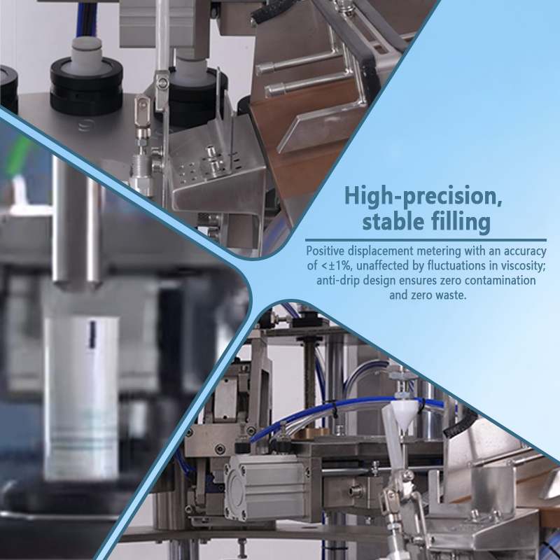 Automatic Paste Filling Machine | Fully Automatic High-Viscosity Paste Quantitative Feeding, Filling, and Sealing Equipment | Supports Non-Standard Customization