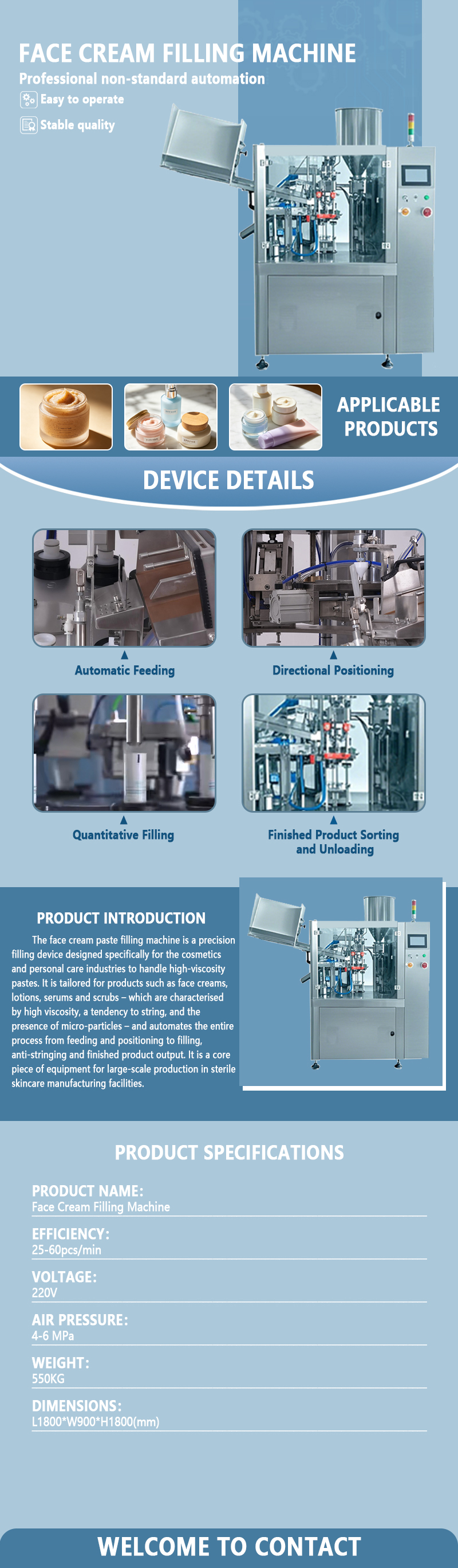 Automatic Paste Filling Machine | Fully Automatic High-Viscosity Paste Quantitative Feeding, Filling, and Sealing Equipment | Supports Non-Standard Customization Automatic Paste Filling Machine | Fully Automatic High-Viscosity Paste Quantitative Feeding, Filling, and Sealing Equipment | Supports Non-Standard Customization