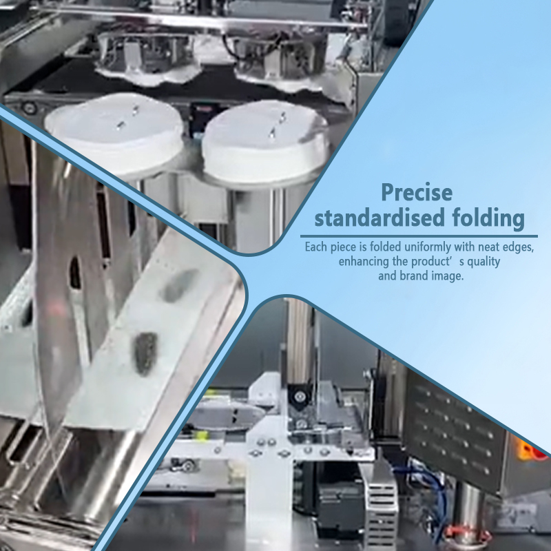Automatic Facial Mask Folding Machine | Fully Automatic Facial Mask Folding and Forming Equipment | Supports Non-Standard Customization
