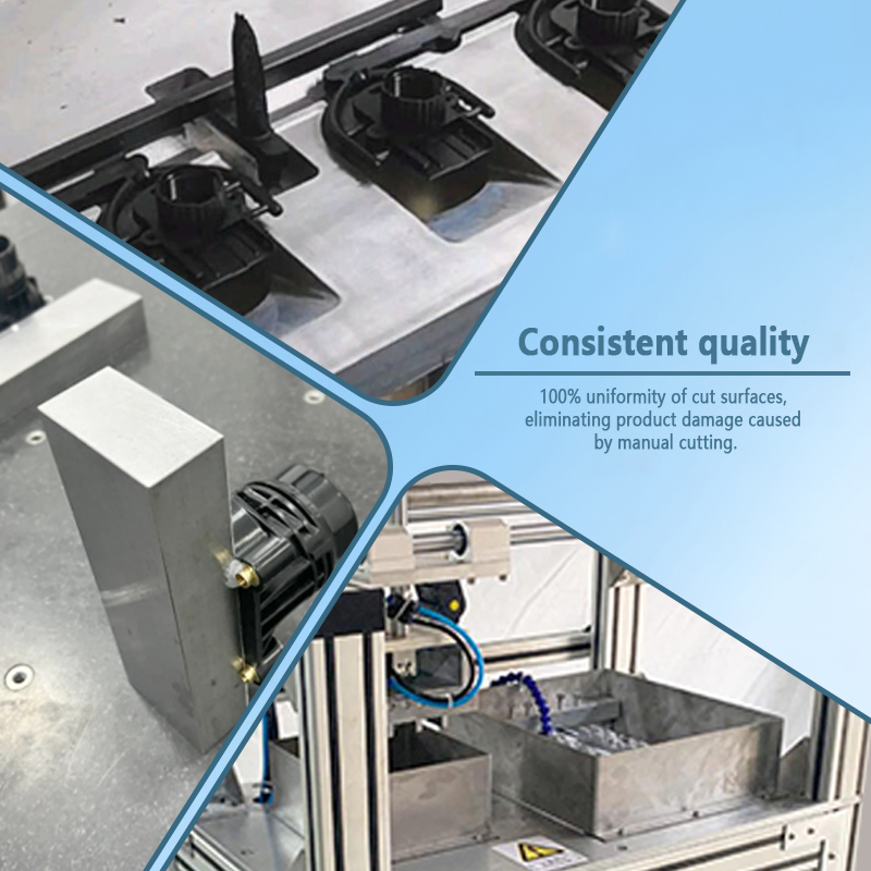 Automatic Sprue/Gate Cutting Machine for Injection Molded Parts | Fully Automatic Plastic Part Gate Cutting and Trimming Equipment | Customization Available