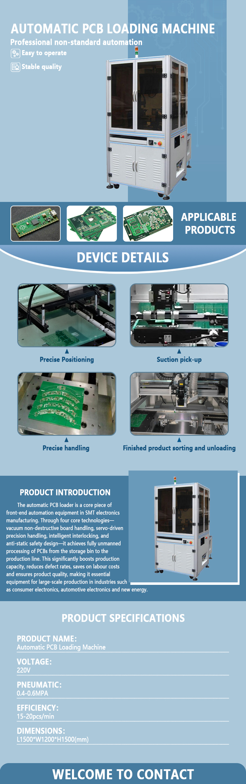 Automatic PCB Loader | Fully Automatic PCB Feeding and Loading Equipment | Supports Non-Standard Customization Automatic PCB Loader | Fully Automatic PCB Feeding and Loading Equipment | Supports Non-Standard Customization