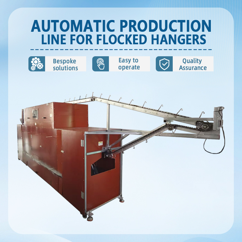 Automatic Hanger Flocking Production Line | Fully Automated Hanger Adh
