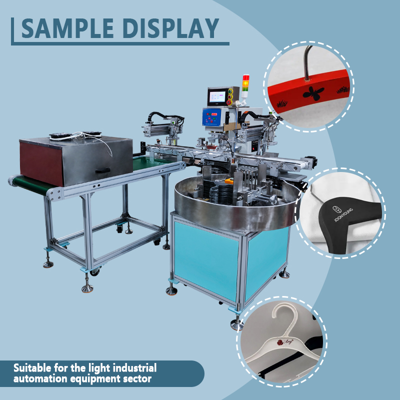 Automatic Pad Printing Machine for Clothes Hangers | Automatic Pad Printing Equipment for Logos and Patterns on Plastic Hangers | Customization Available