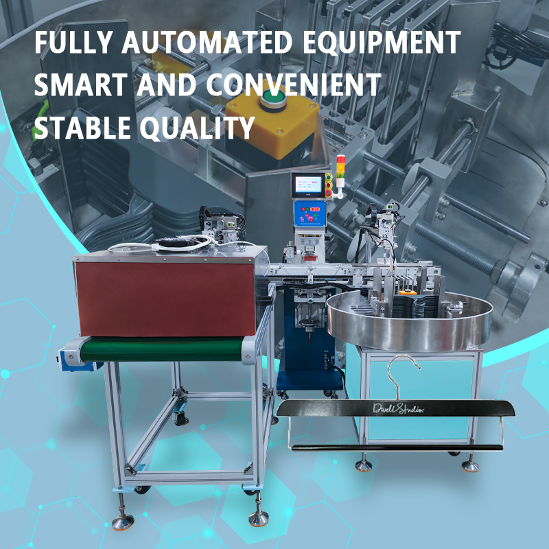 Automatic Pad Printing Machine for Clothes Hangers | Automatic Pad Printing Equipment for Logos and Patterns on Plastic Hangers | Customization Available