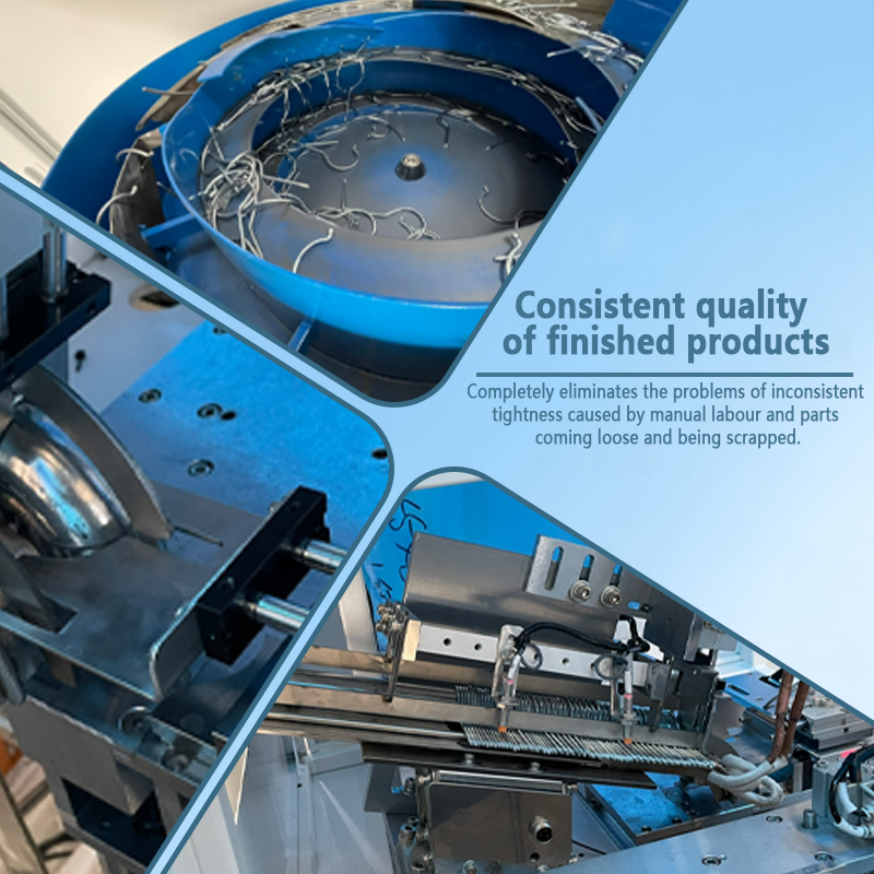 Automatic Hanger Hook Insertion Machine | Fully Automatic Hanger Feeding, Hook Insertion, and Assembly Equipment | Customization Available