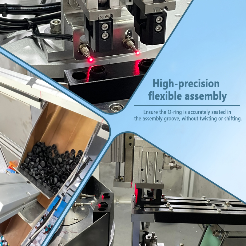Automatic O-ring Assembly Machine | Fully Automatic O-ring Feeding and Assembly Equipment | Supports Non-standard Customization