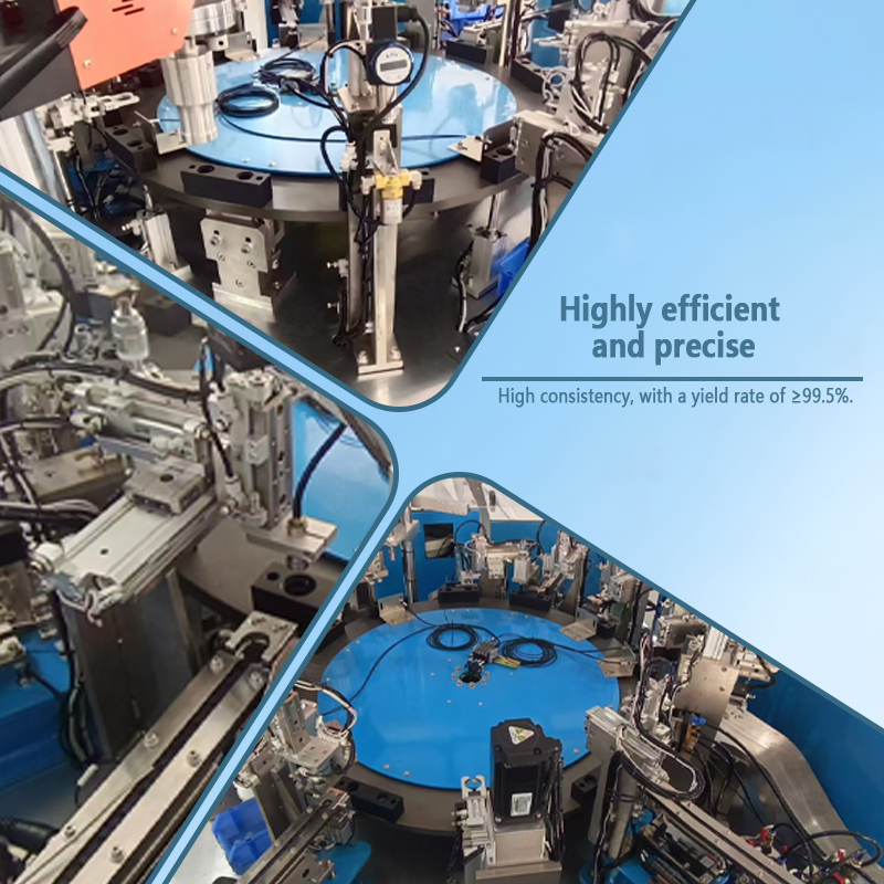 Automatic Ultrasonic Welding and Assembly Machine for One-Way Valves | Fully Automatic One-Way Valve Feeding, Assembly, and Ultrasonic Welding Equipment | Customization Available