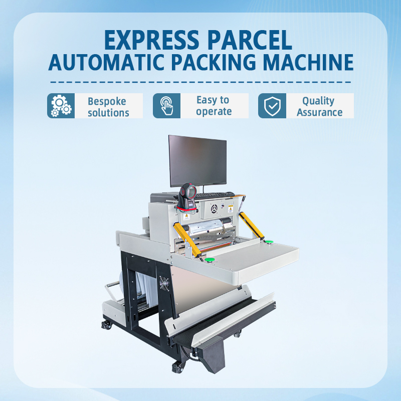 Automatic Packaging and Sealing Machine for Express Parcels | Fully Automatic Packaging and Sealing Equipment for Express Parcels | Customization Available