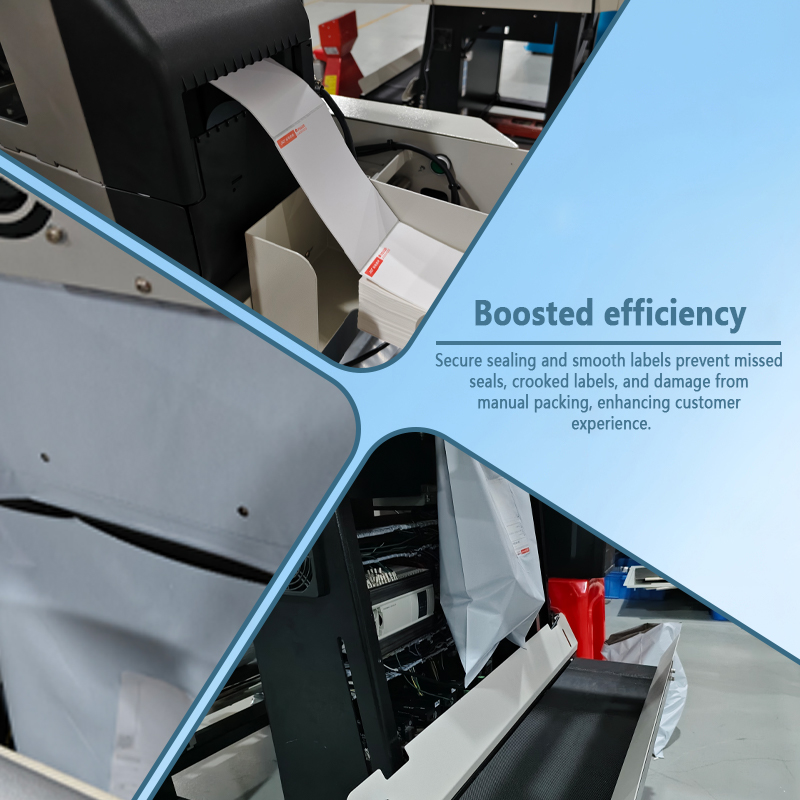 Automatic Packaging and Sealing Machine for Express Parcels | Fully Automatic Packaging and Sealing Equipment for Express Parcels | Customization Available