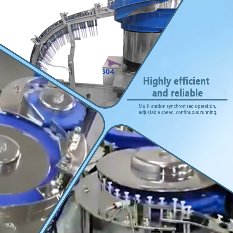 Fully automatic computer-controlled syringe assembly machine | Automatic feeding and assembly equipment for disposable syringes | Customizable